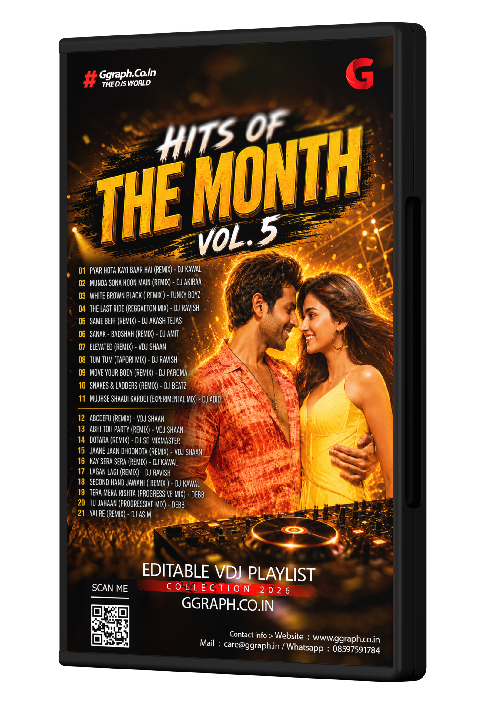 Hits of The Month – Vol. 5 | Premium Bollywood, Punjabi & Commercial DJ Remix Playlist Collection