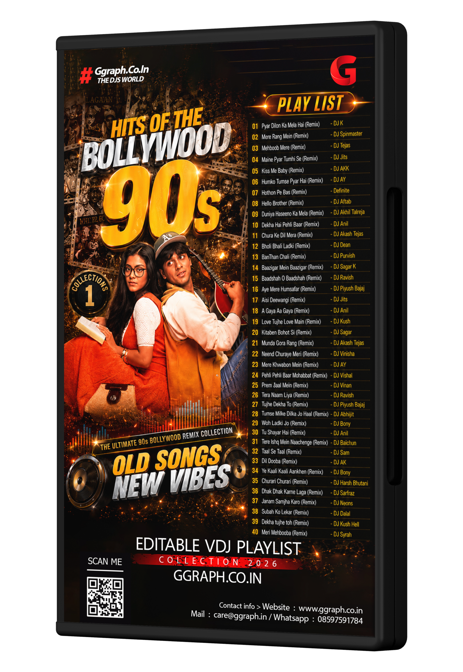 Hits of The Bollywood 90s – Collection 1 | Old Songs New Vibes DJ Remix Playlist